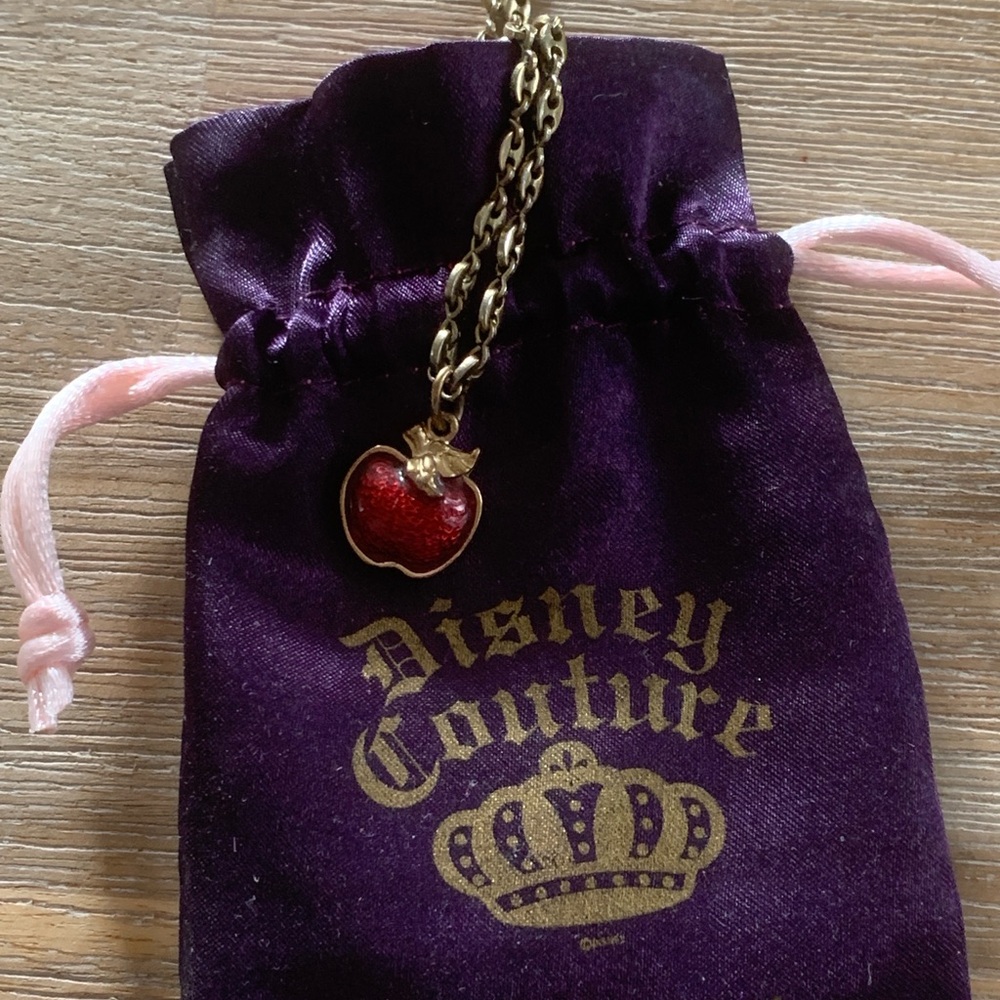 Kidada Jones Disney Couture Snow White Apple Gold Necklace